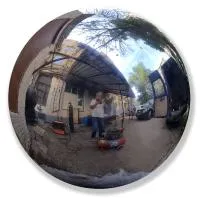 Шар ø 950 мм. полый полированный (517592) монтаж - сфера арт-объект пустотелая  в Пушкино