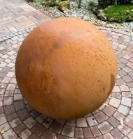 Кортеновский шар — дизайн (518925) ∅ 800 мм. Пушкино