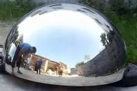 Полусфера ø 1500 нержавеющая сталь (207298) сертификат промоборудование мм.  в Пушкино
