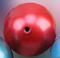 Ёлочный шар красный (518840) ∅ 500 мм. Пушкино