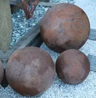 Шары кортен уличный декор (518951) ∅ 600 500 300  мм. Пушкино 