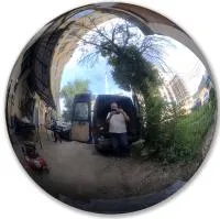 Шар ø 1000 мм. полый полированный (517577) монтаж - сфера арт-объект пустотелая  в Пушкино