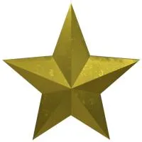 Звезда накладка на памятник литая латунь в Пушкино (518483)
