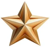 Звезда из латуни элемент декора на памятник в Пушкино (518509)