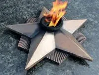 Вечный огонь СССР литая бронза патина в Пушкино (518554)