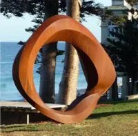 Композиция кольцо кортеновская сталь (518268) сертификат арт-объект  в Пушкино