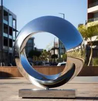 Кольцо нержавеющая сталь скульптура (518260) производство арт-объект  в Пушкино