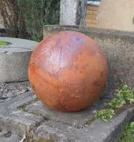 Сфера 3D парк КОРТЕН сталь (518912) ∅ 500 мм. Пушкино