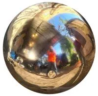 Шар полированный ø 700 мм. (514270) сертификат - сфера арт-объект пустотелая  в Пушкино