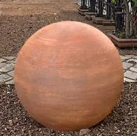 Железный шар сталь кортен (518914) ∅ 1350 мм. Пушкино