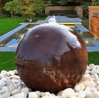 Сфера КОРТЕН - ШАР ФОНТАН 3D (518902) ∅ 850 мм. Пушкино 