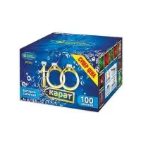 Батарея салютов 100 Карат Р7332 купить от производителя Русский Фейерверк — Пушкино