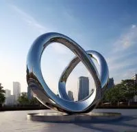 Кольца из нержавеющей стали скульптура (518263) поставка арт-объект  в Пушкино