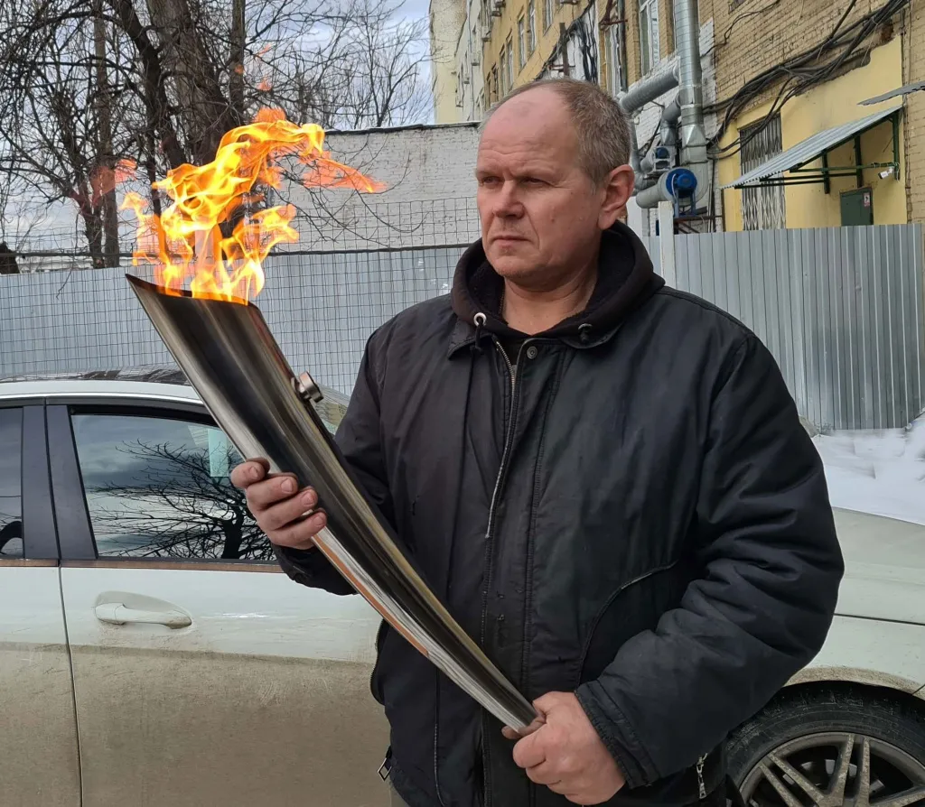 Факелы газовые для эстафеты Олимпийского огня в Пушкино
